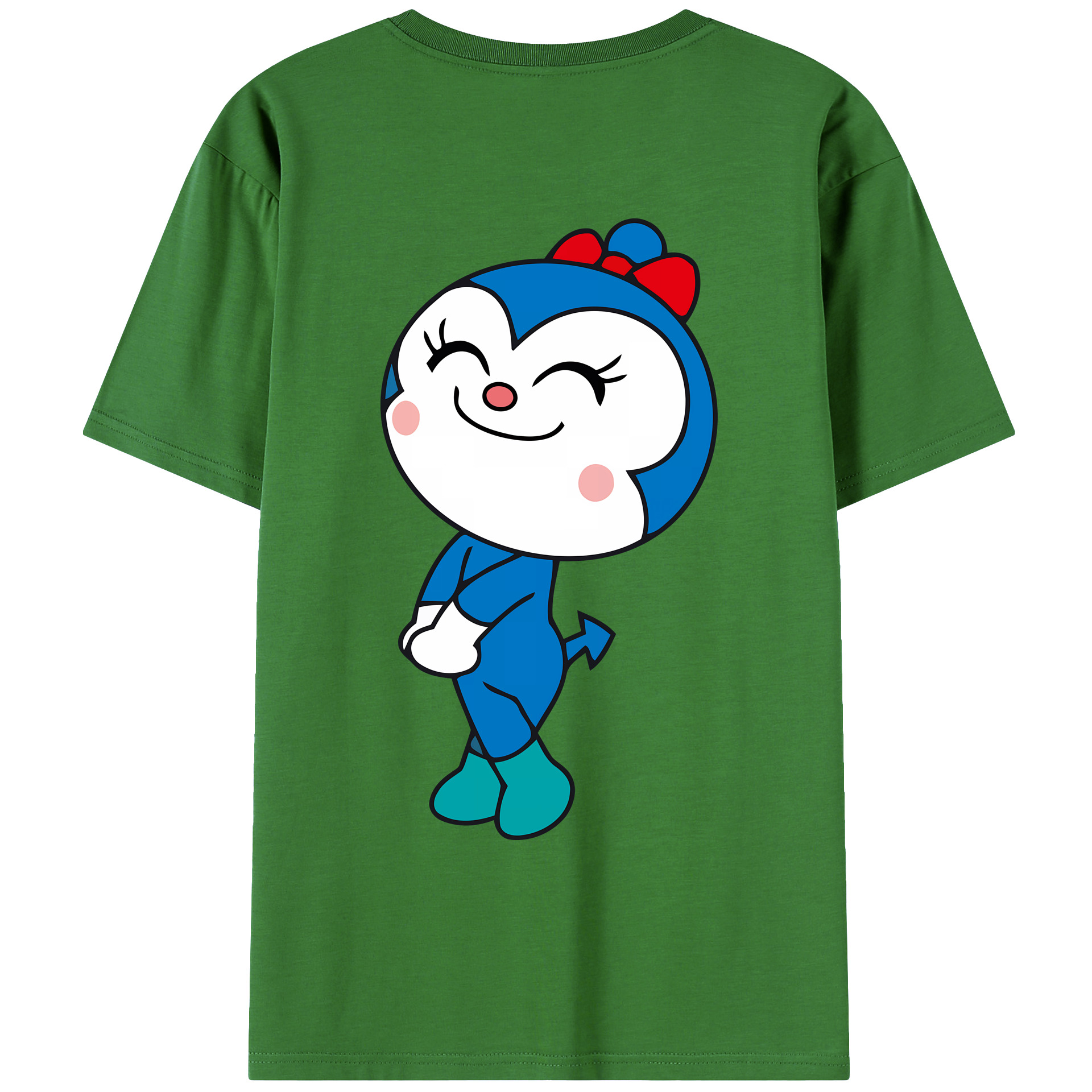 （画像用） アンパンマン Anpanman レディース半袖Tシャツ(バックプリント)